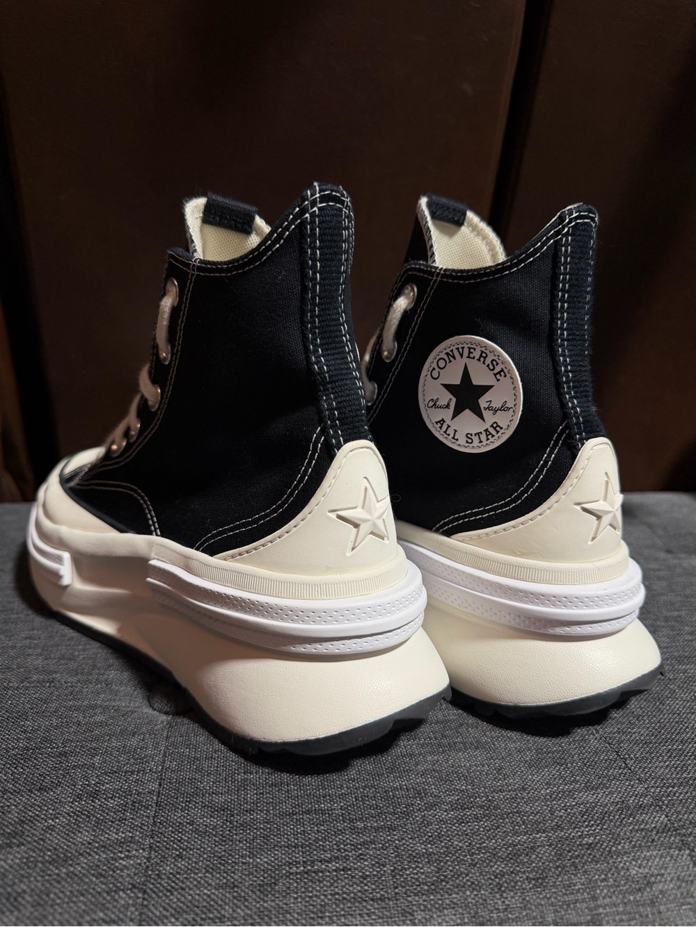 Converse Run Star Legacy CX Chuck Taylor Black Platform Sneakers Women’s 7.5 - Picture 5 of 13